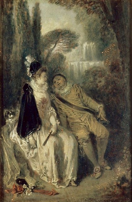 The Graceful Rest by Jean-Antoine Watteau, c.1713